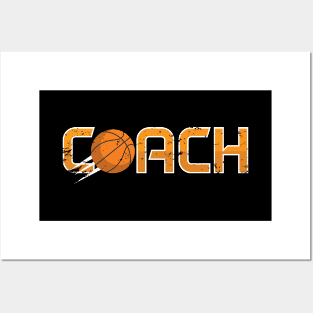 Basketball Coach - Gift Basketball Coach Basketball Team Coach Wall Art by giftideas